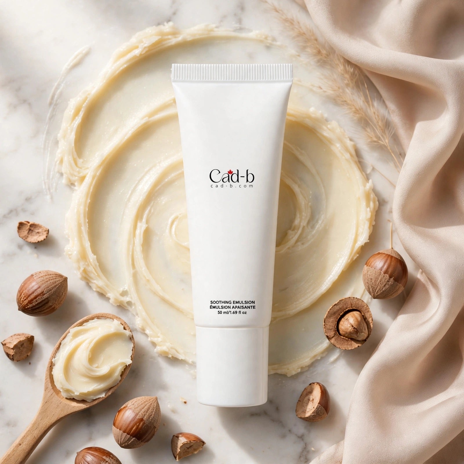 Soothing Emulsion - Lightweight Hydrating Face Moisturizer with Shea Butter Extract & Rice Ferment for Smooth, Elastic Skin
