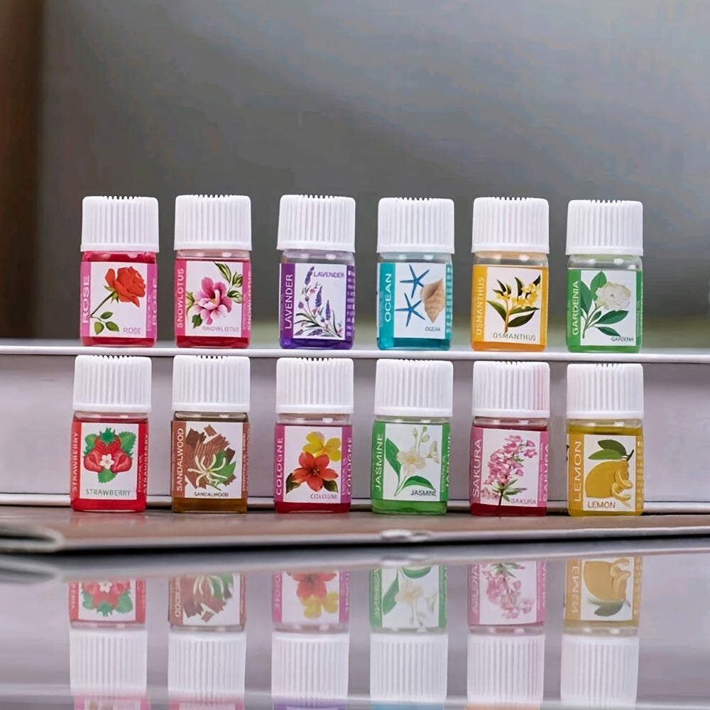 12 Bottles Essential Oil Humidifier Aromatherapy Set-2
