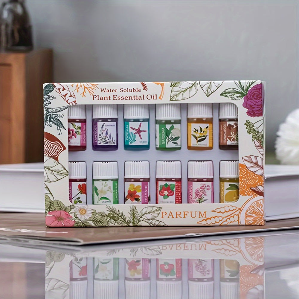 12 Bottles Essential Oil Humidifier Aromatherapy Set-1