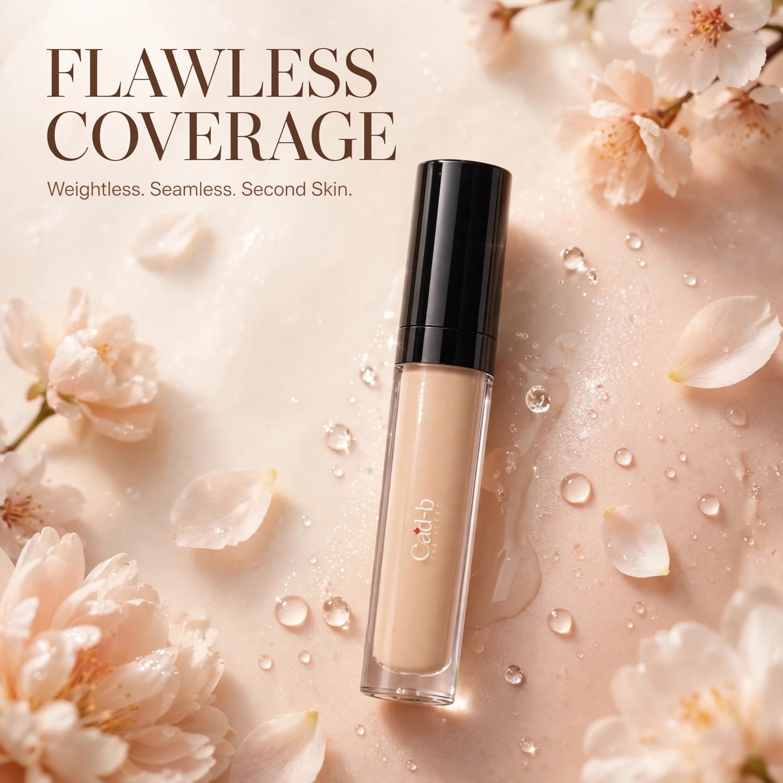 Concealing Cream – Comma - Full Coverage Brightening Concealer - Vegan - Talc-Free - Paraben-Free