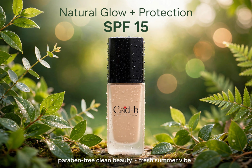 Foundation with SPF 15 for Radiant Skin- Paraben Free -