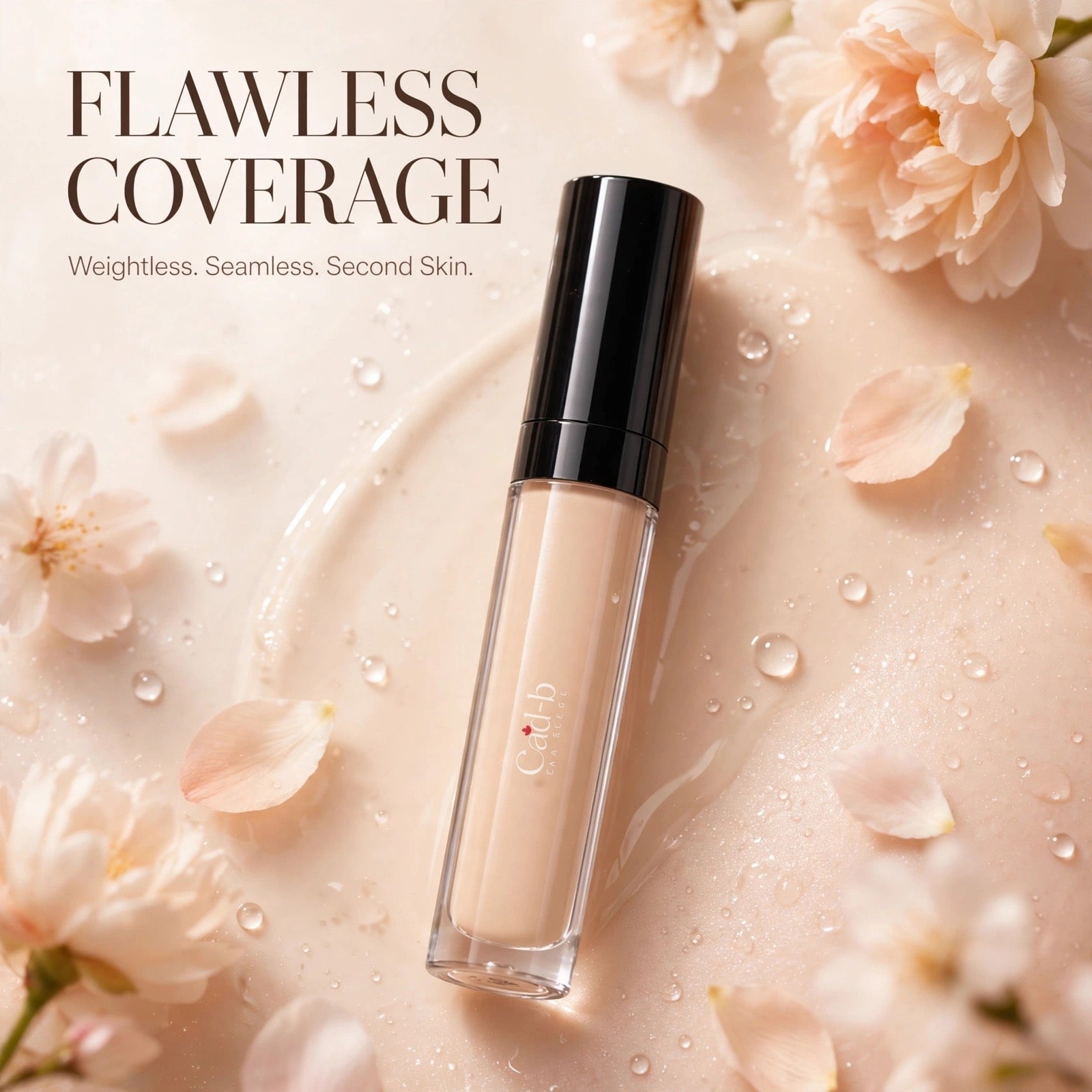 Concealing Cream – Comma - Full Coverage Brightening Concealer - Vegan - Talc-Free - Paraben-Free