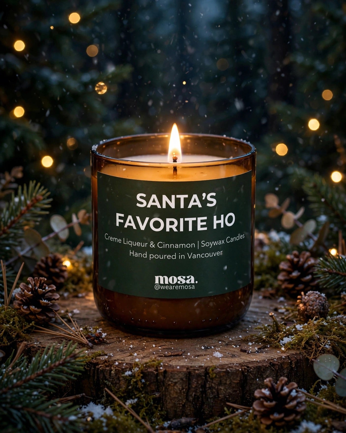 Crème Liqueur & Cinnamon Scented Soy Candle