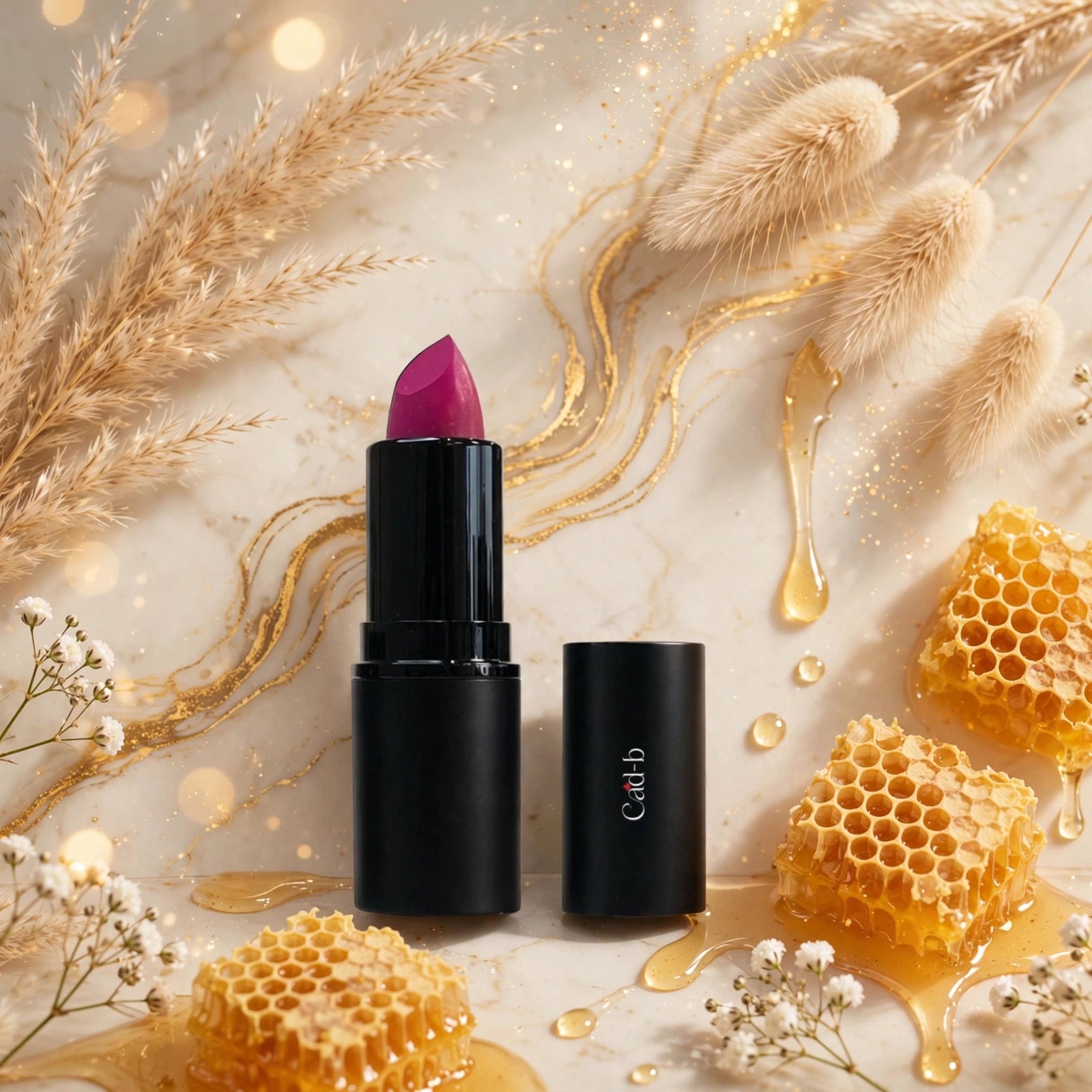 Lipstick – Pink Pizzazz | Beeswax Hydrating Formula | Paraben-Free & Cruelty-Free
